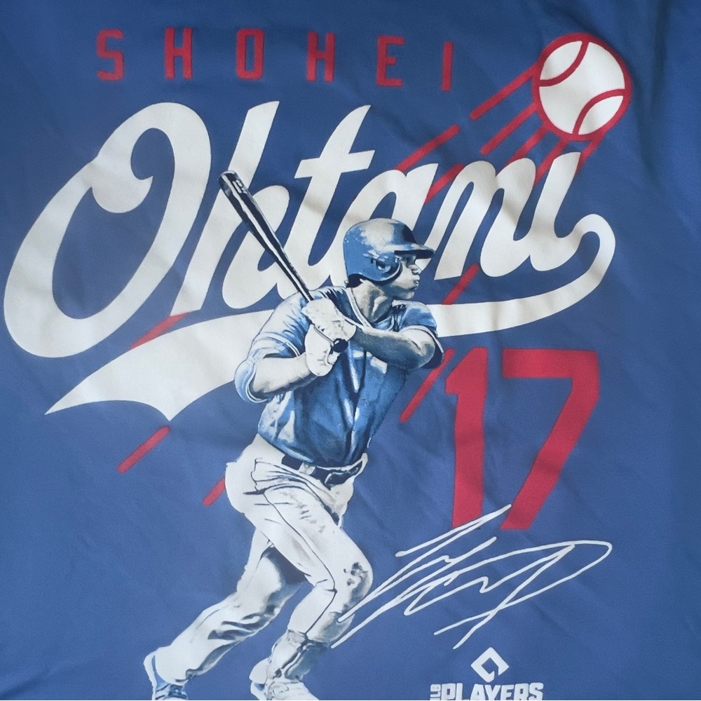 Blue Baseball Graphic Tee